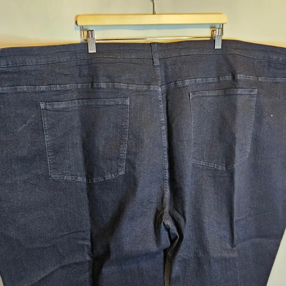 Universal Standard Flare Sava High Rise Dark Indigo Denim Jeans Womens Size 40 - Picture 6 of 7